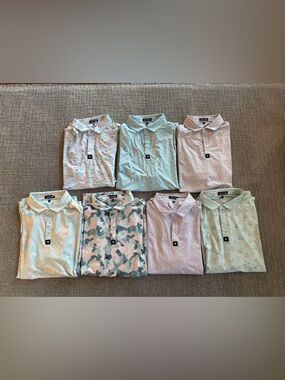 LOT of 7 XL- Bad Birdie Polos